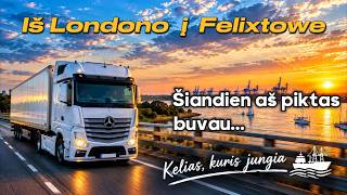 Iš Londono į Felixtowe ,esu piktas, 4 taškai. #truckdriver #london #pov #lietuviaiuk,#fūristas #hgv