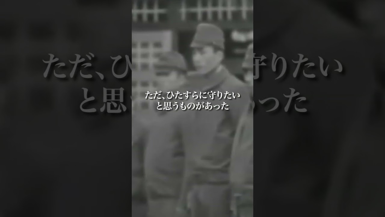 日本男子たちよ 【神風特攻隊の遺書】 #shorts