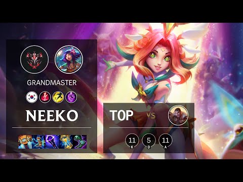 Neeko Top vs Jayce - KR Grandmaster Patch 11.17