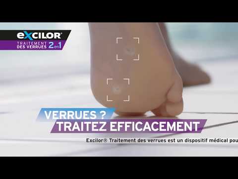 EXCILOR TRAITEMENT DES VERRUES 2 EN 1