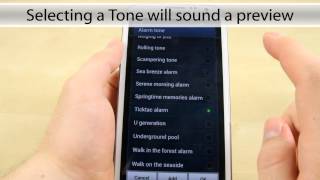 How to change the alarm on the Samsung Galaxy Note 2