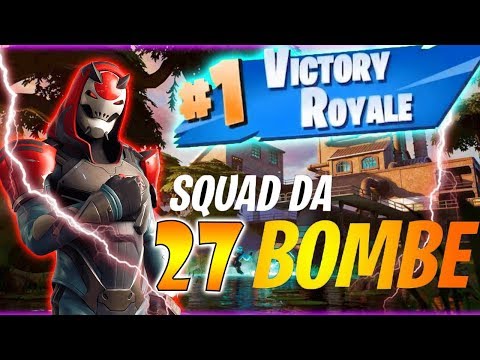 FORTNITE capitolo 2: SQUAD +27 BOMBE ! - NOI AMIAMO I BOT !!!