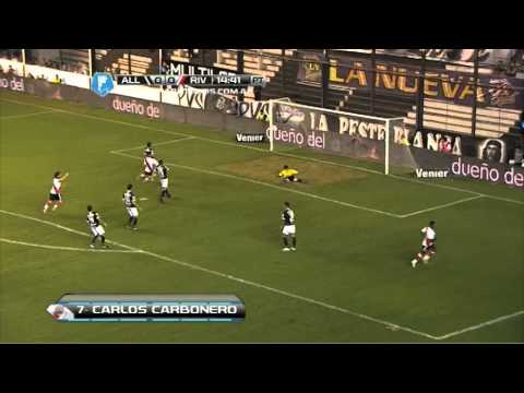 Gol de Carbonero. All Boys 0 - River 1. Fecha 8. Torneo Final 2014. Fútbol Para Todos