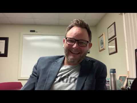 Video of Lighthouse CEO, Kyle Johnson at his office desk