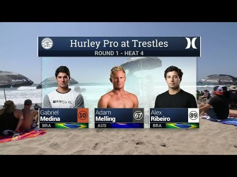 Hurley Pro at Trestles: Round One, Heat 4