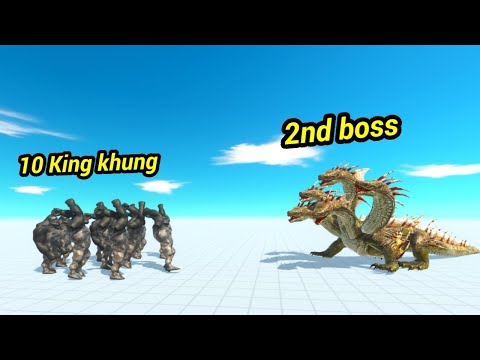 10 King Khung vs mini boss animal revolt battle simulator