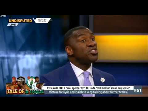 Skip Bayless and Shannon reacts to Kyrie Irving calls Boston a  real sports city