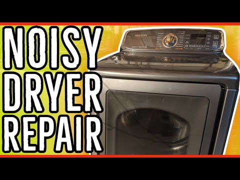 How to Repair a Squeaking or Noisy Samsung Dryer ||IN DEPTH REPAIR||Repair kit link in Description||