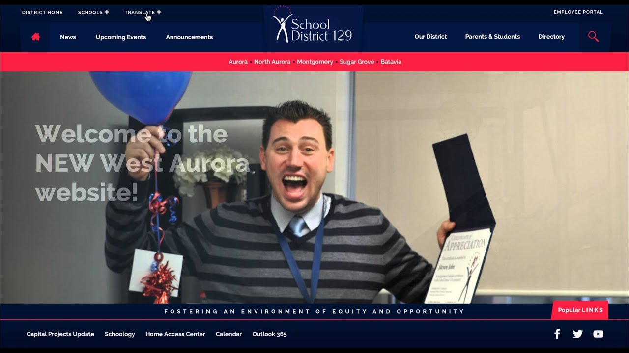 Welcome to the NEW SD129 website!!