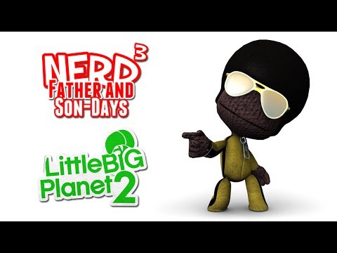 Nerd³'s Father and Son-Days - Ski Jump! LittleBigPlanet 2