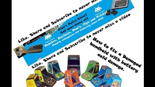 How to Fix a Coleco Tabletop Battery Compartment from battery acid.