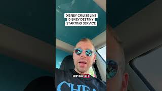 Disney Destiny Starting Cruises Early?