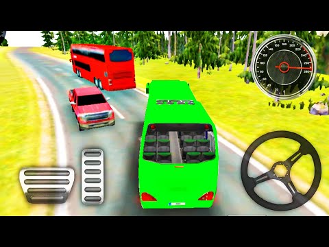 Hill Bus Driving Simulator 2019 - My New Coach Bus Android iOS Gameplay