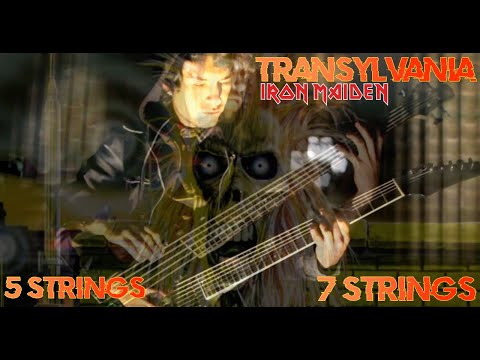 Iron Maiden en 7 cuerdas | ¿Cómo sonaría? | Transylvania | Iron Maiden on 7 string guitar