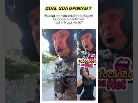 Abordagem policial em Carapicuiba na grande São Paulo