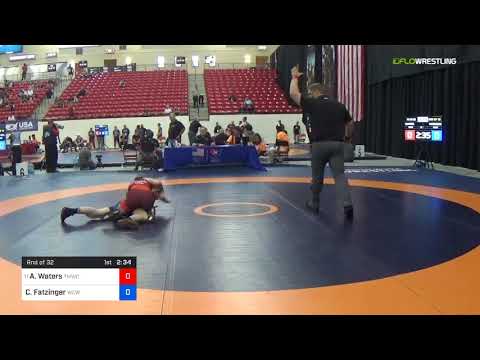 2018 Marine Corps US Open/Senior Men's Freestyle 61 Rnd Of 32 - Alan Waters (TMWC) Vs. Cody Fatzin