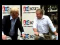 Nick Ferrari And Boris Johnson Test Drive The Cycle Hire Scheme Bikes