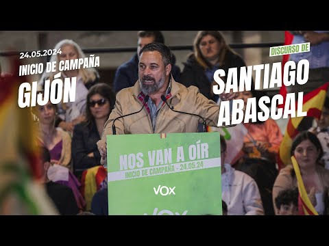 Discurso de inicio de campaña de Santiago Abascal en Gijón