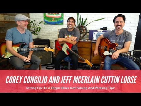 Corey Congilio And Jeff McErlain In An Epic Blues Jam - Mixing Modes And Pentatonics
