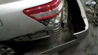 Бампер тайота КЕМРИ (TOYOTA Camry). КАК снять?