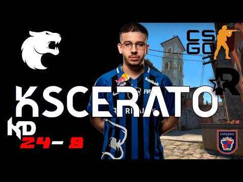 CSGO POV Furia #KSCERATO vs ATK on Inferno - 24 kills