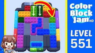 Solution du Niveau 551 de Color Block Jam