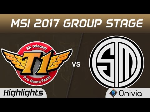 SKT vs TSM Highlights MSI 2017 Group Stage SK Telecom T1 vs Team Solo Mid by Onivia