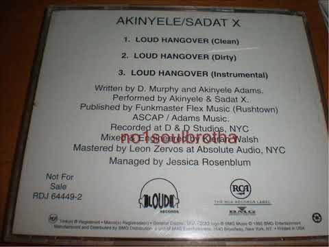 Akinyele & Sadat X "Loud Hangover" (Clean Version) (90's Rap)