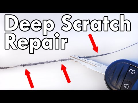 How to Repair a DEEP SCRATCH in Car Paint (DIY) Video