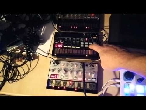 Quick Beatstep - Volca sync demo