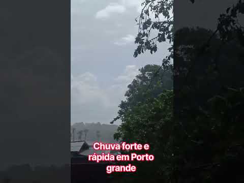 chuva forte em Porto grande Amapá