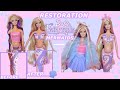 2003 Barbie Fairytopia Magical Mermaid Tail Restoration Restyle 2 Vintage Y2K Doll Makeovers
