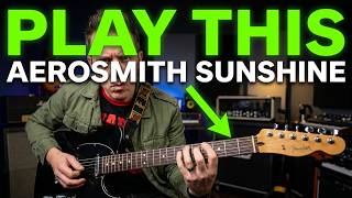 Aerosmith - Sunshine - Electric Guitar Lesson