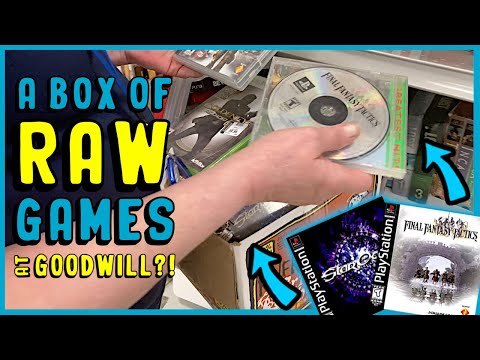 🏆HOLY GRAIL! RAW Unpriced Goodwill Games! || PS1 Video Game Hunting