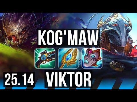 KOG'MAW vs VIKTOR (MID) | 6/2/9 | BR Grandmaster | 25.14