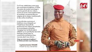 Le président Ibrahim Traoré rend hommage aux gardiens des valeurs et savoir-faire traditionnels