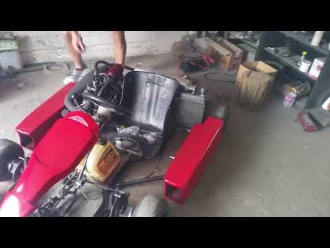 Gokart Aprilia Af1 125ccm Rosso Corsa Exhaust