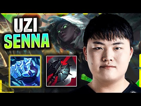UZI DOMINATING NEW SENNA BUILD! - Uzi Plays Senna Support vs Galio! | Season 11