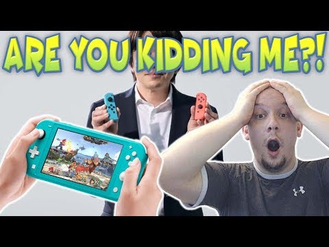 Crasher Reacts: 1st Look At The Nintendo Switch LITE! Sort Of Mixed On This..