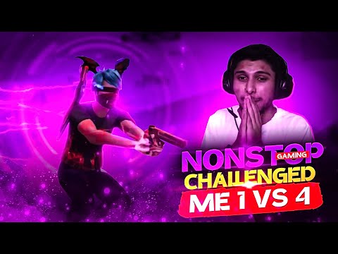 WTF‼️@NonstopGaming_ Challenged me to do 1vs4😱
