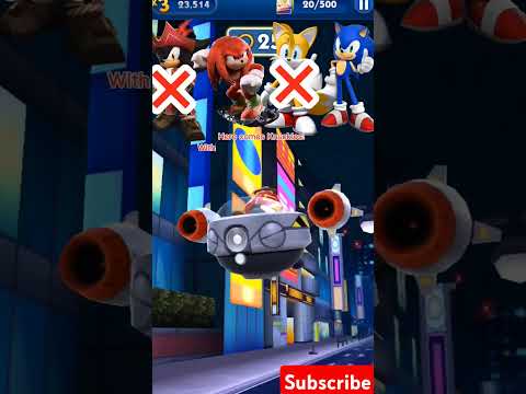Battle of the Speedsters Sonic, Knuckles, Tails, Shadow, and Captain in Sonic Dash #sonicdash #sorts