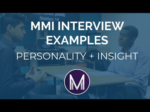 MMI Interview Examples | Personality + Insight in Medicine | Medic Mind