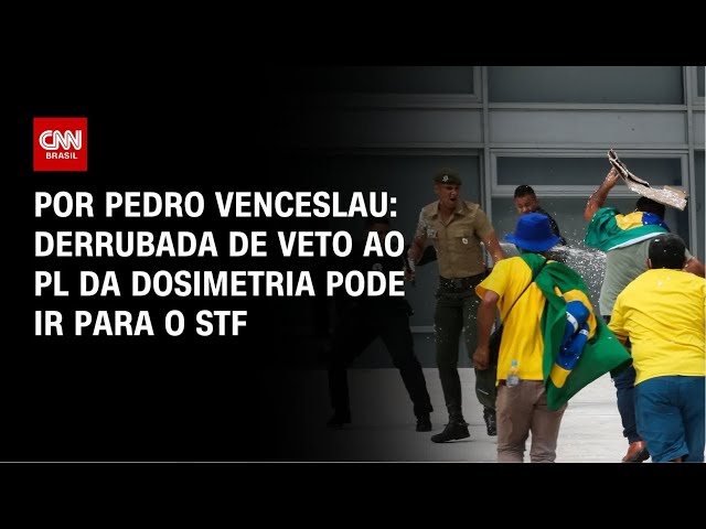 PL da Dosimetria: Derrubada de veto no Congresso pode ir para o STF | CNN 360º