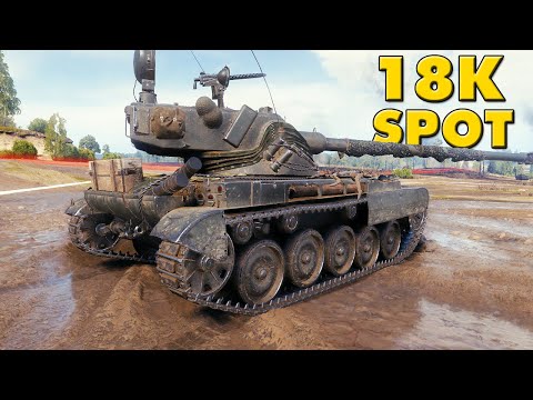 AMX 13 105 - Moving Through the Bushes - World of Tanks