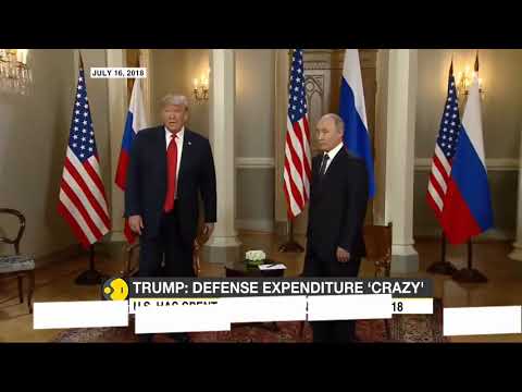 Trump calls US defense spending 'crazy'