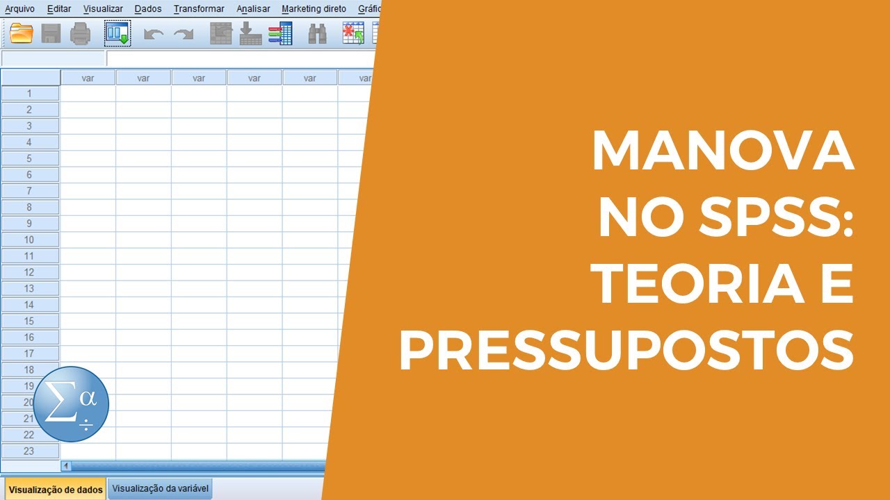 MANOVA (ANOVA multivariada) no SPSS (Parte 1)