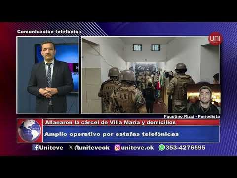 Allanaron la cárcel de Villa María y domicilios