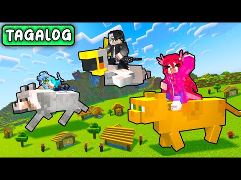 🇵🇭 We Adopt GIANT PETS In MINECRAFT? (TAGALOG)