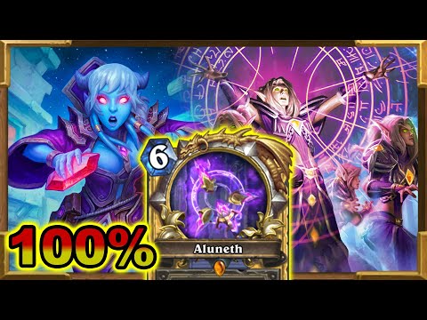 Hearthstone: Looking For Best Deck? 100% Winrate With Aluneth Secret Mage | Remember Ice Block? Wild