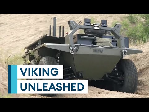 UK troops test versatile battlefield Viking uncrewed ground vehicle